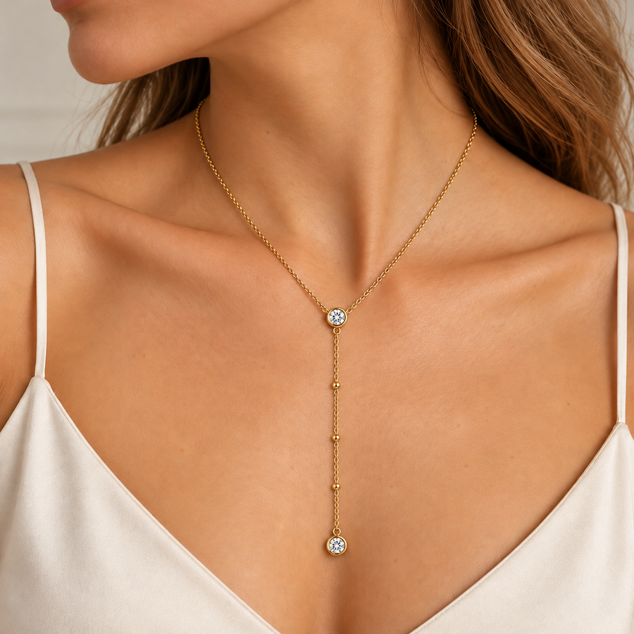 Long Y Necklace
