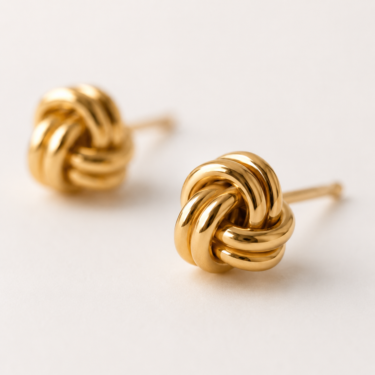 Love Knot Stud Earrings