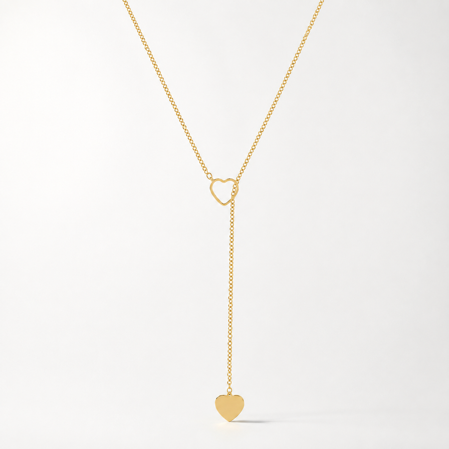 Heart to Heart Y Necklace