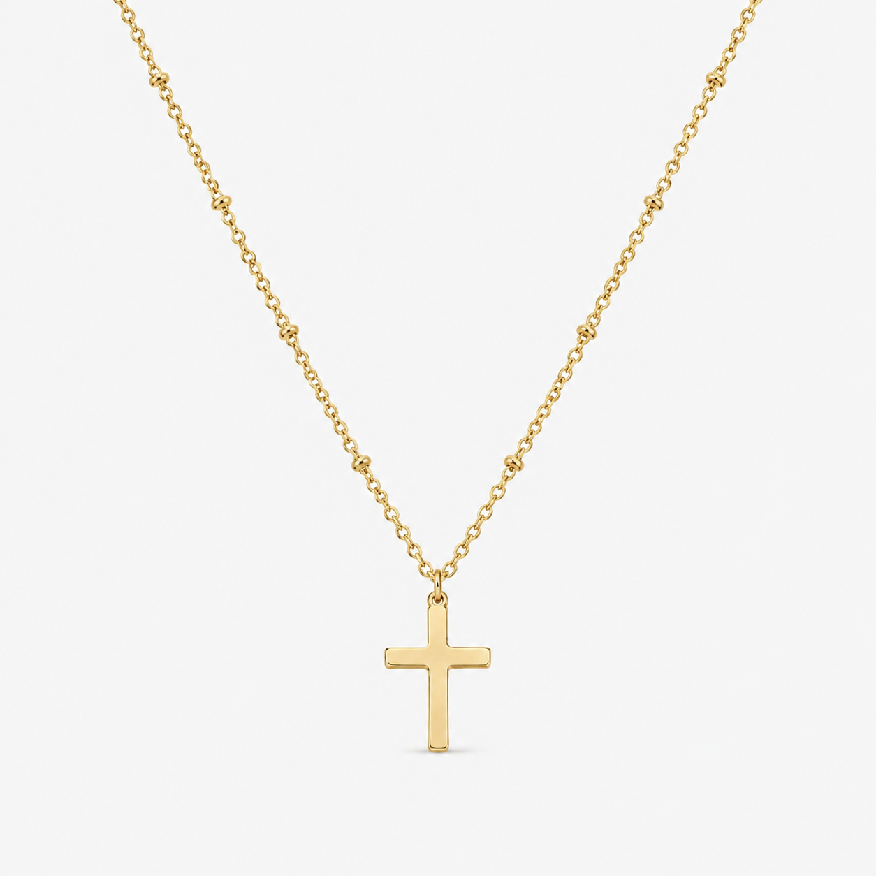 Minimalist Cross Pendant Necklace