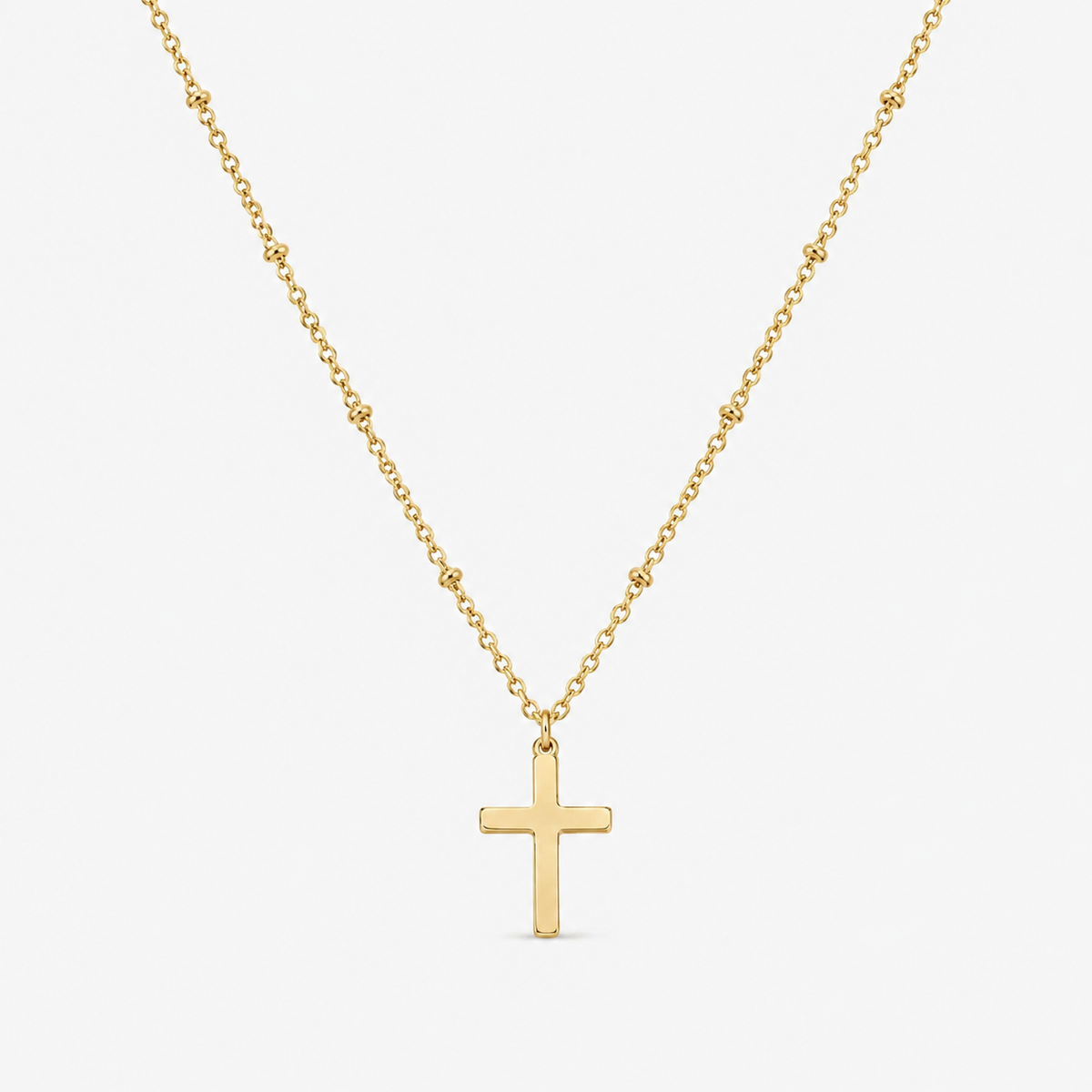 Minimalist Cross Pendant Necklace