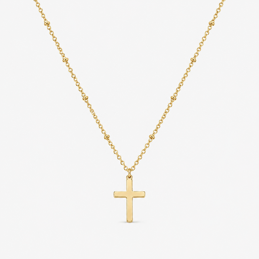 Minimalist Cross Pendant Necklace