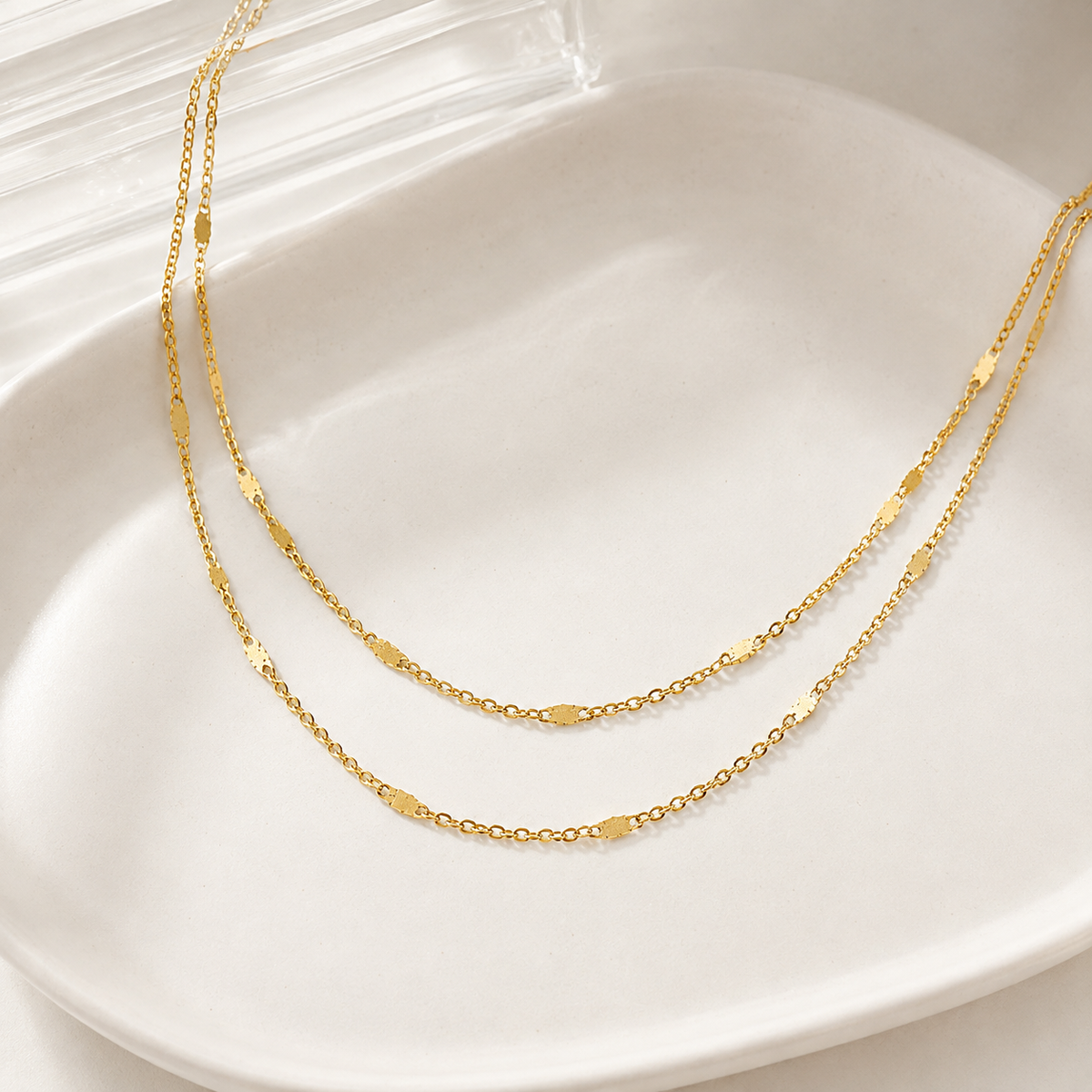 Dainty Layered Dot Necklace