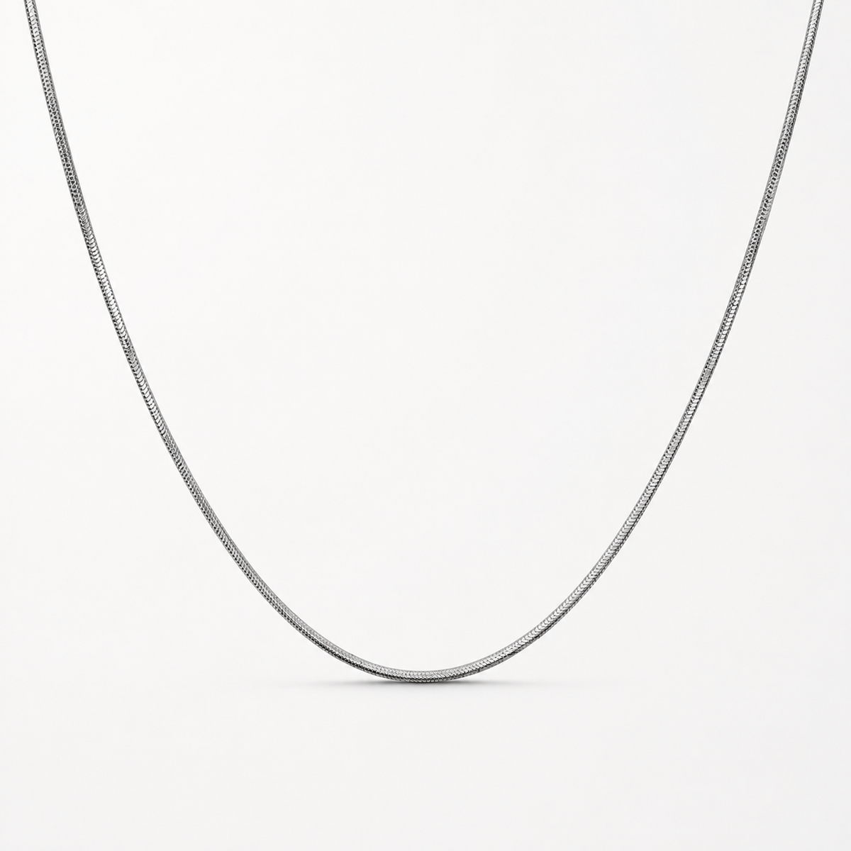 Dainty Flat Snake Chain Necklace