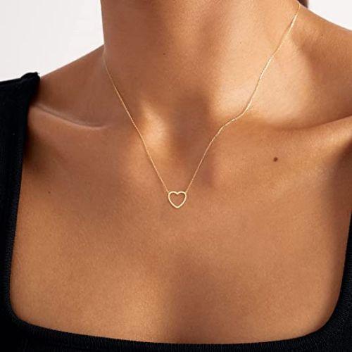 Cute Open Heart Necklace - TEWIKY