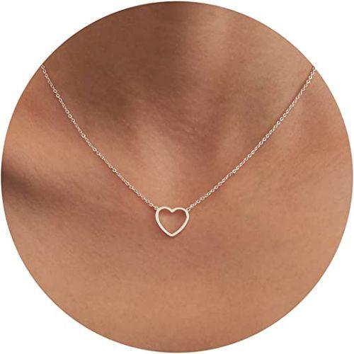 Cute Open Heart Necklace - TEWIKY