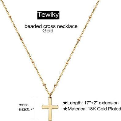 Minimalist Cross Pendant Necklace - TEWIKY