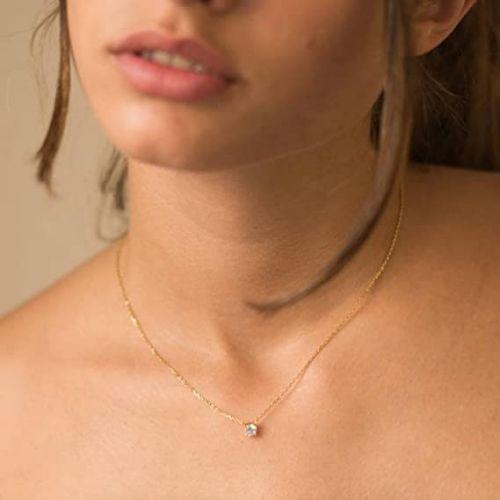 Shinny CZ Diamond Necklace - TEWIKY
