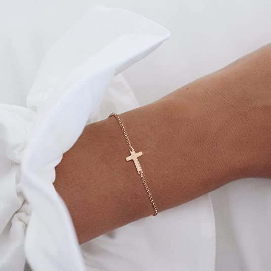 Simple Cross Bracelet - TEWIKY