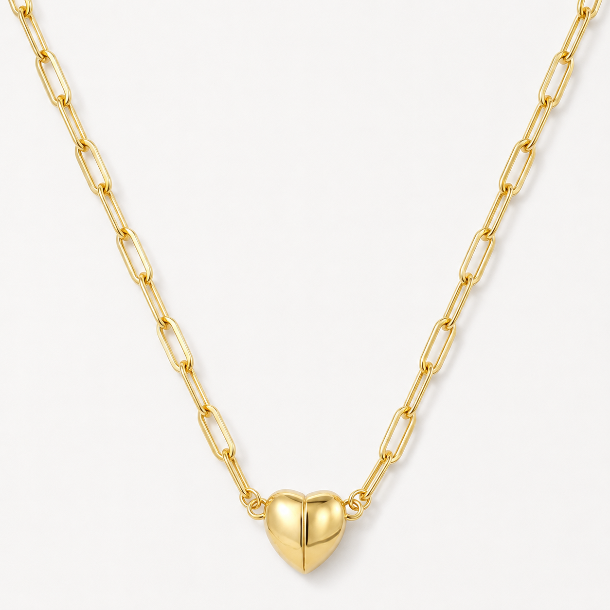 Heart Locket Chain Necklace