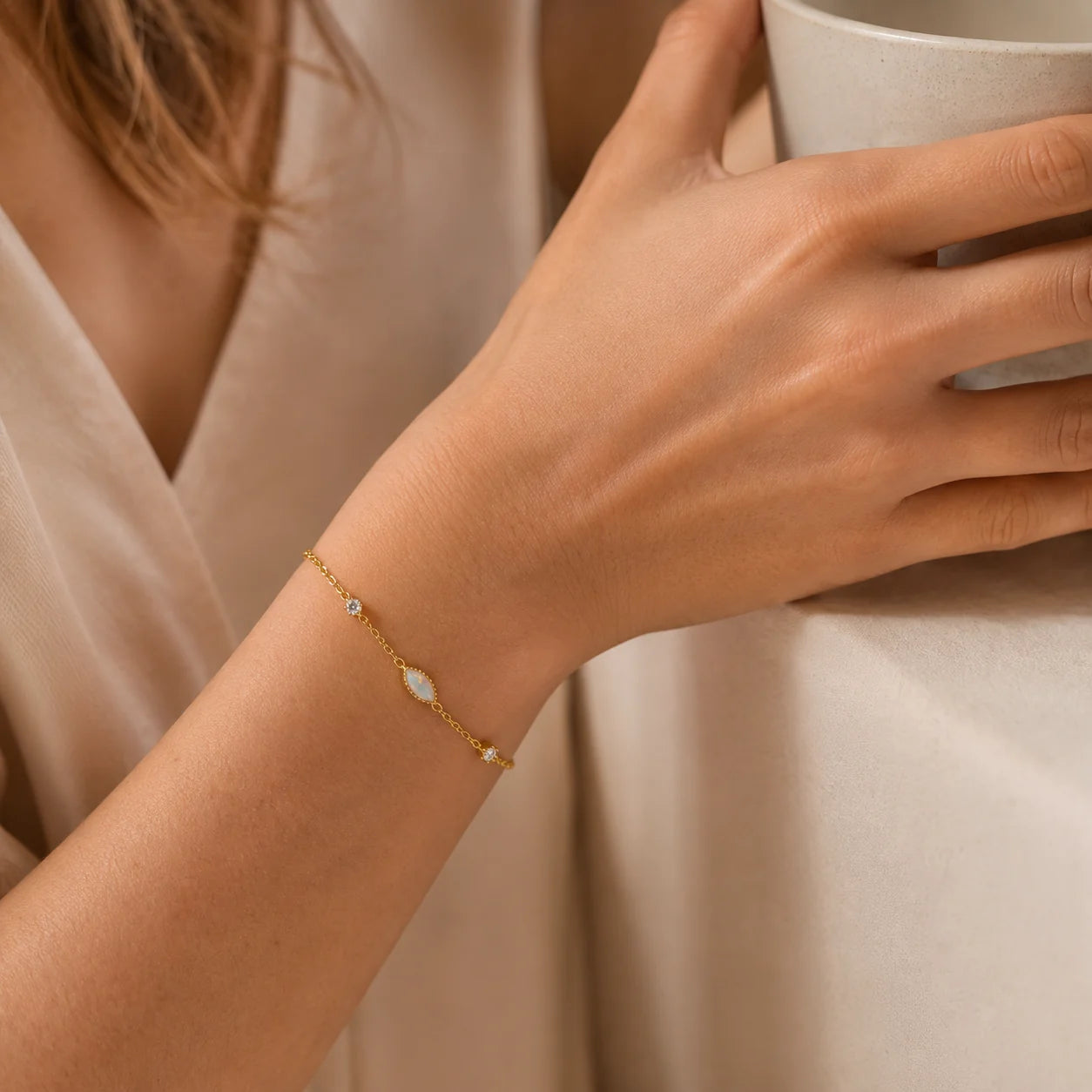 Delicate Opal Bracelet